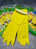 Guantes de goma amarillos (TALLE M)